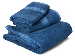 Bamboo Viscose 3-pc Towel Set - Marine