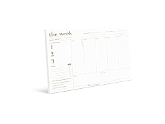 Bliss Collections Weekly Planning Pad, Organizer,