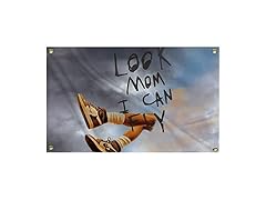 TOCRTSV Look Mom I Can Fly Flag 2x3ft