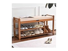 Homman 39.4in Shoe Rack Bench