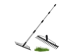 Piefeak GAR-64 Heavy Duty Garden Rake 17 Tine 1.6m