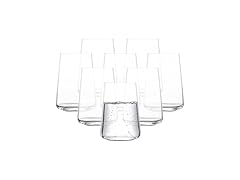 Eater x Zwiesel Fortessa Modus Crystal Glass, 14 Ounce Tumbler (Set of 8)