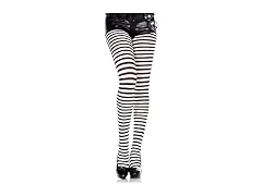Music Legs Striped Tights - One Size