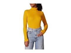 Amazon Essentials Women (L) Slim-fit Sweater Gold