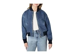 Amazon Essentials Denim Relaxed-Fit Jacket (S)