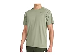 Reebok Mens Warm-Up SS Performance Crewneck T-Shirt (Small)