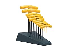 Bondhus 13390 Set of 10 Hex T-handlesizes 3/32-3/8in