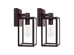 Brightever 2Pk 9.1" Outdoor Wall Lights