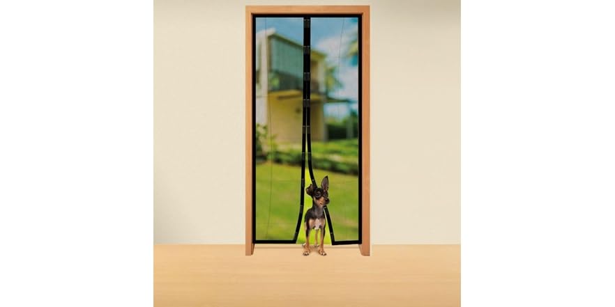 Magnetic Mesh Screen Door 39x79 Bug Proof Heavy Duty Pet & Kid Friendly main image 0