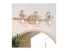 LALUZ Bathroom Light Fixtures, 3-Light G