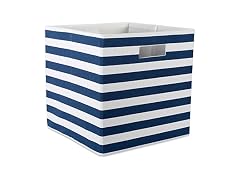 Polyester Cube Storage Collection Collapsible Hard Sided Bin