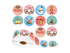 Christmas Stickers Labels Roll,500PCS 