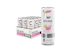 12PK CELSIUS Fizz Free Pink Lemonade, Sugar Free