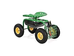 IRONMAX Garden Cart with Seat