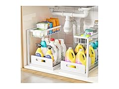 VUSIGN Under Kitchen Sink Organizer 2pk