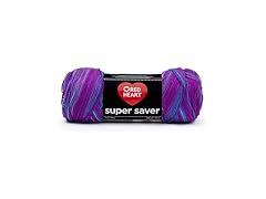Red Heart Super Saver Yarn - Grape Fizz