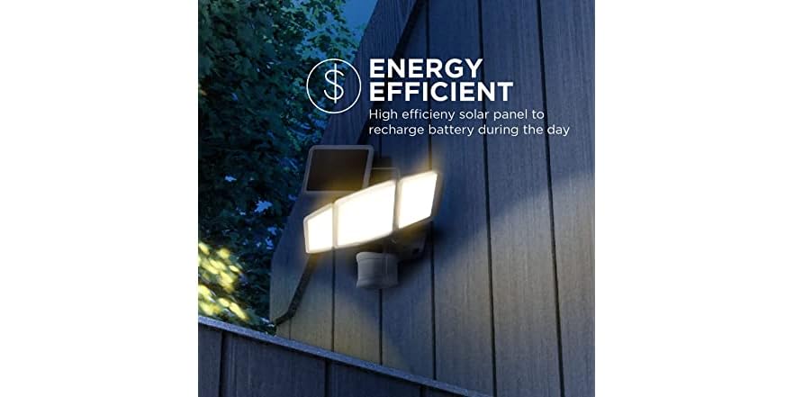 Home Zone Security Motion Sensor LED 3500K Flood Light