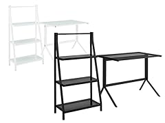 Walker Edison 48" Desk and Shelf Combo - 2 Colors