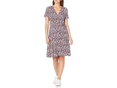 Amazon Essentials Wrap Fitted Dress (XS)