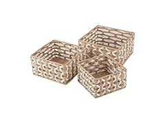 OIAHOMY Rope Shelf Storage Baskets