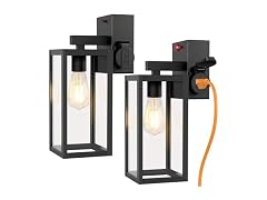 BesLowe 2-Pack Motion Sensor Porch Light