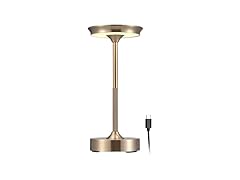 10.5" LED Outdoor Table Lamp Brass