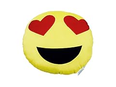 Heart Eyes Emoji Plush Pillow