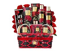 Exotic Rose Gift Basket for Women & Men