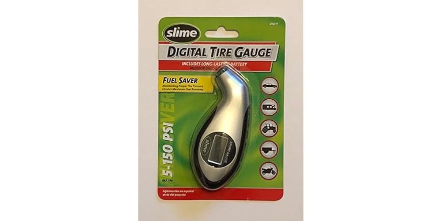 Slime Digital Tire Gauge without Hose