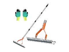 Hivenlly 15" Thatch Rake