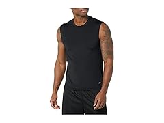 Mens Active Tech Stretch Tank Black (L)