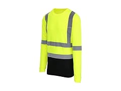 West Chester Hi-Vis Color Block Safety Long Sleeve Shirt XXL
