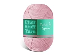 Hearth & Harbor Soft Yarn for Crocheting- Dusty Pink