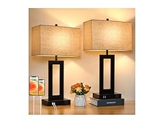 TOBUSA Set of 2 Touch Control Table Lamps