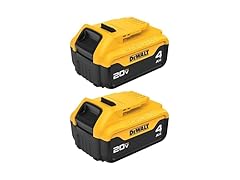DEWALT DCB204-2 20V MAX Battery, 4.0-Ah 2-Pack