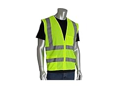 40Pk Worktex Standard Class 2 Mesh Safety Vest, 5 Per Pack