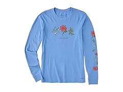 Life is Good Holiday Flowers Blue (XXL)
