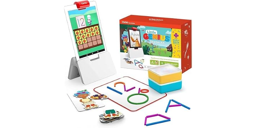 Osmo Little Genius + Early Math Kit, Ages 3-5
