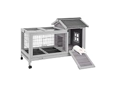 Aivituvin Rabbit Hutch Indoor Bunny Cage