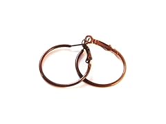 Divas Diggables Brown Hoop Earrings