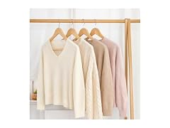 CROS Natural Wood Hangers Set of 20 