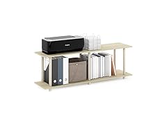 Furinno Turn-N-Tube No Tools Modern Rectangle Side Table