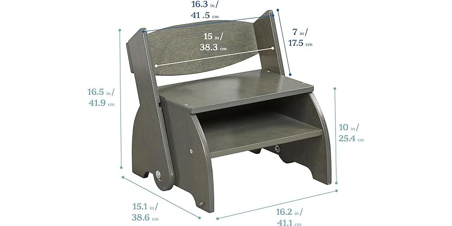 ECR4Kids Flip-Flop Step Stool & Chair