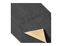 Carpet Tiles Peel and Stick, 12” x 12” Squares