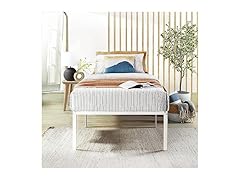 Best Price Mattress 18" Metal Platform Twin Frame