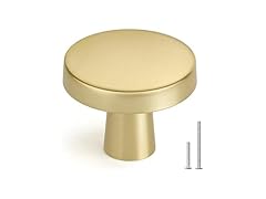 homdiy Gold Cabinet Knobs, 10 Pack