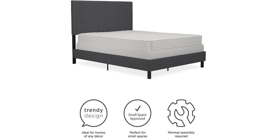 Luxury Upholstered Bed with Adjustable Headboard – Style & Comfort Combined - Image 7
