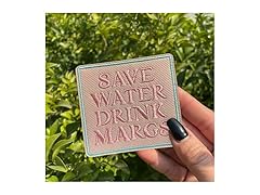 CALATALLY Save Water Drink MRGS Patch 3 Inches