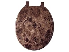 17-Inch Round Veneer Marble Toilet Seat