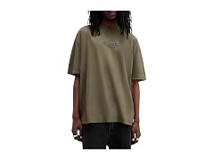 AllSaints Bones SS Crew Marley Green LG